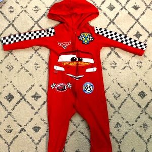 Disney Cars Lightning McQueen one piece outfit, 12-18 months